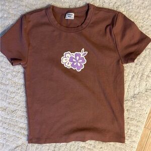 Aritzia Sunday Best Flower Graphic Womens Tee